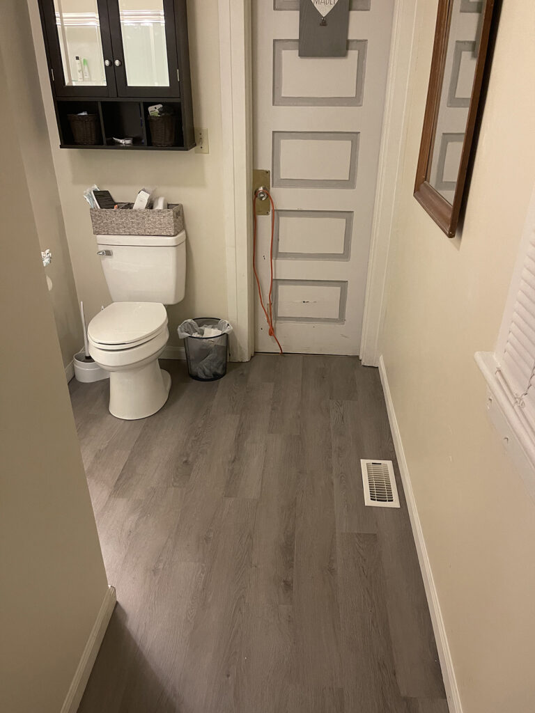 new bathroom flooring, Precision Handyman, Tiffin, Ohio contractor